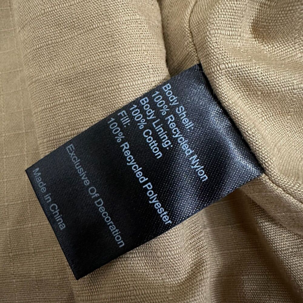 WELLEN Quilted Jacket Brown Full Zip Insulated Cozy Winter Outdoor Nylon - Picture 8 of 11